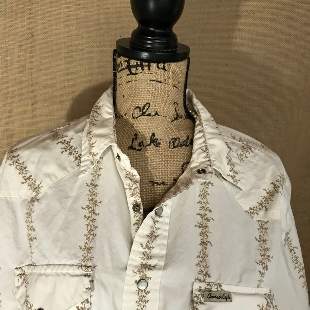 American Eagle Outfitters Western Shirt - Large L
